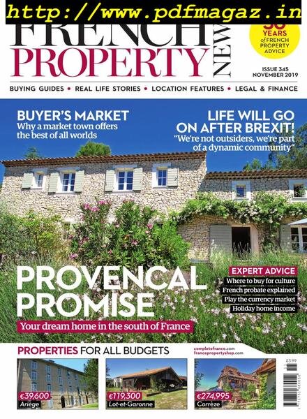 French Property News – November 2019 Cover