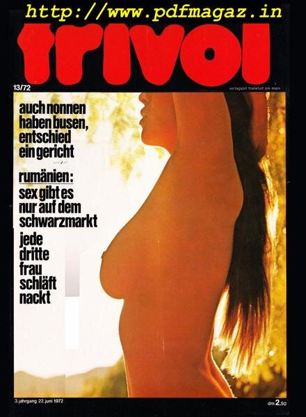 frivol – Nr. 13 Cover