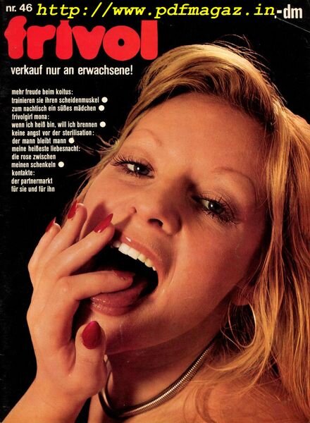frivol – nr. 46 Cover