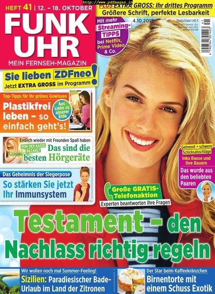 Funk Uhr – 04 Oktober 2019 Cover