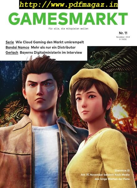 Gamesmarkt – November 2019 Cover