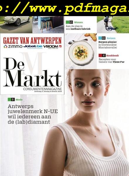 Gazet van Antwerpen De Markt – 05 oktober 2019 Cover