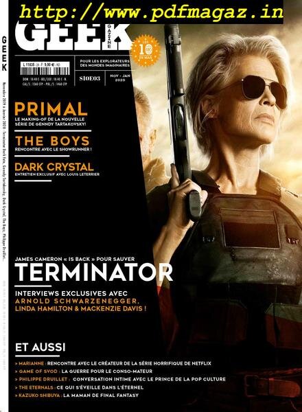 Geek France – novembre-decembre 2019 Cover