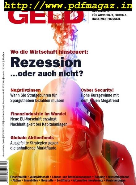 GELD-Magazin – Oktober 2019 Cover