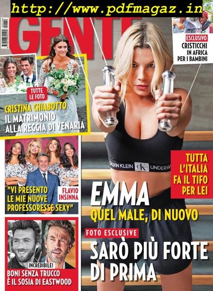 Gente Italia – 05 ottobre 2019 Cover