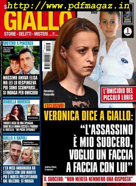 Giallo – 11 Settembre 2019 Cover
