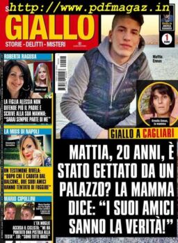 Giallo – 23 Ottobre 2019