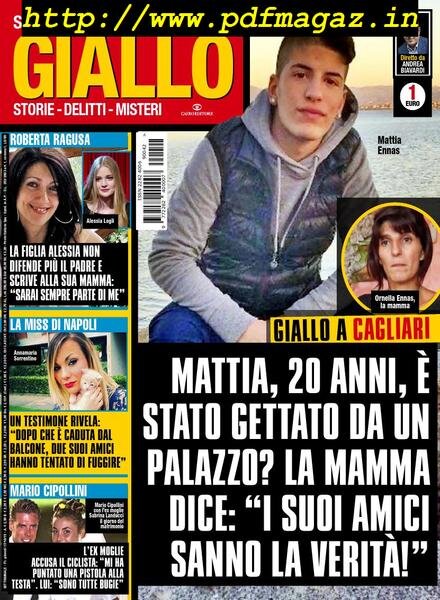 Giallo – 23 Ottobre 2019 Cover