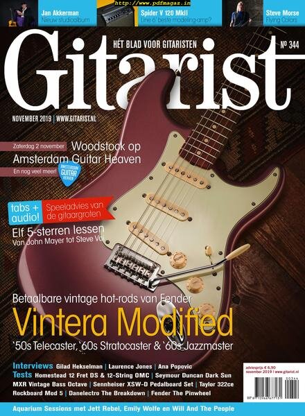 Gitarist Netherlands – november 2019 Cover