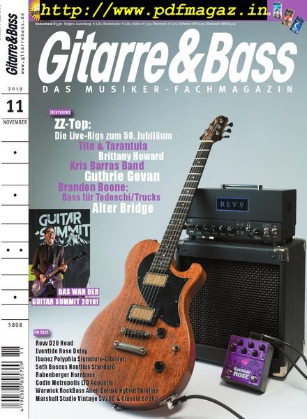 Gitarre & Bass – Oktober 2019 Cover