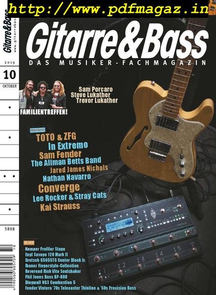Gitarre & Bass – September 2019 Cover