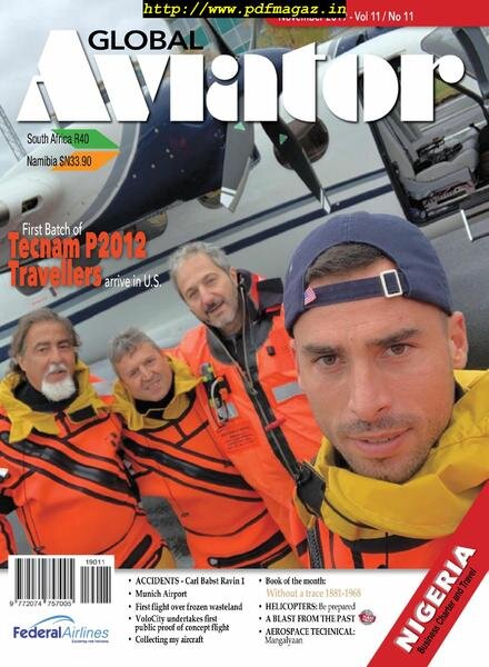 Global Aviator South Africa – November 2019 Cover