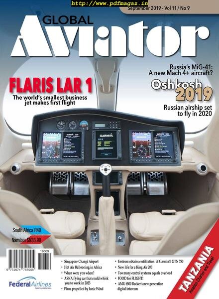 Global Aviator South Africa – September 2019 Cover