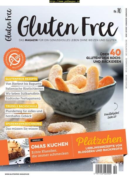 Gluten Free – November 2019 Cover