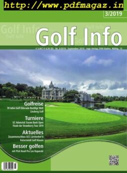 Golf Info – September 2019