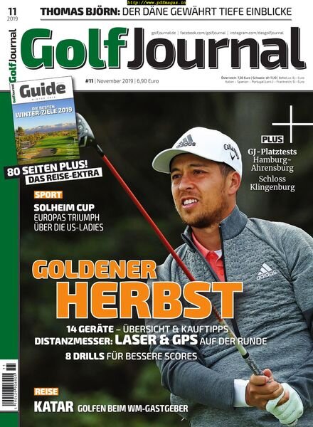 Golf Journal – November 2019 Cover
