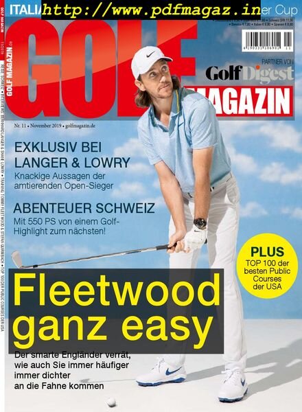 Golf Magazin – Oktober 2019 Cover