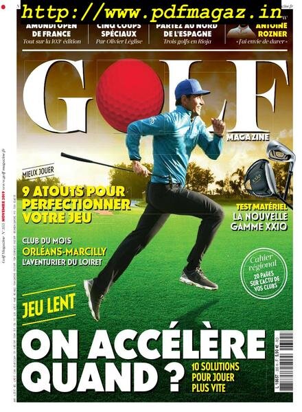 Golf Magazine France – octobre 2019 Cover
