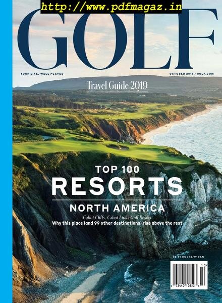 Golf Magazine USA – October 2019 Cover