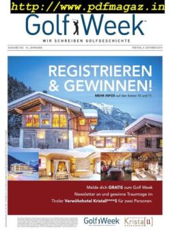 Golf Week – Oktober 2019