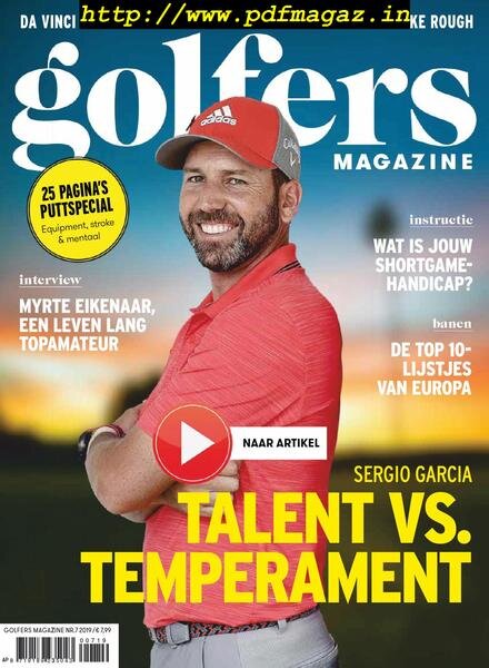 Golfers Magazine – oktober 2019 Cover