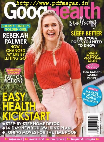 Good Health Choices New Zealand – October 2019 Cover