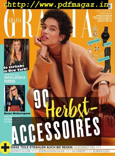 Grazia Germany – 17 Oktober 2019 Cover