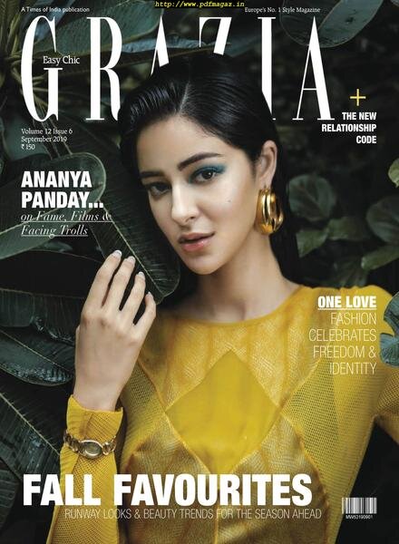 Grazia India – September 2019 Cover