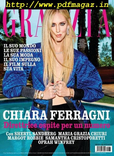 Grazia Italia – 29 agosto 2019 Cover