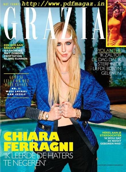 Grazia Netherlands – 04 september 2019 Cover