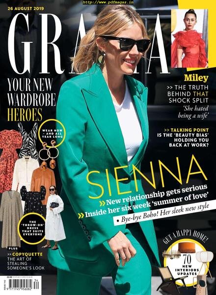 Grazia UK – 20 August 2019 Cover