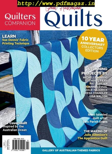 Great Australian Quilts – October 2019 Cover
