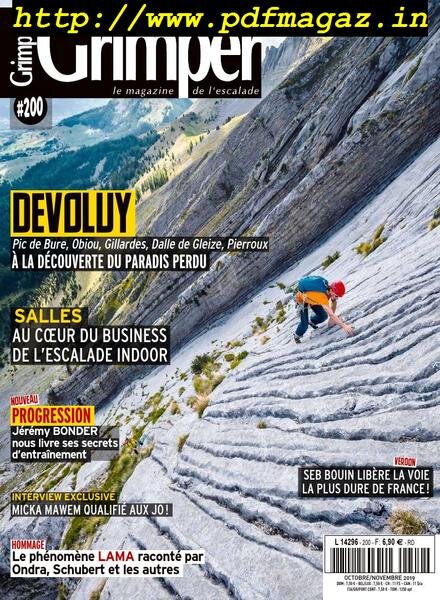 Grimper – septembre 2019 Cover