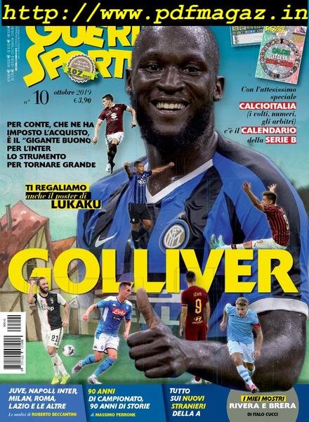 Guerin Sportivo – Ottobre 2019 Cover