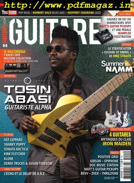 Guitare Xtreme – aout-septembre 2019 Cover