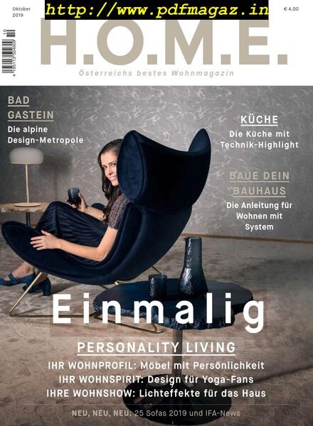 H.O.M.E Austria – Oktober 2019 Cover