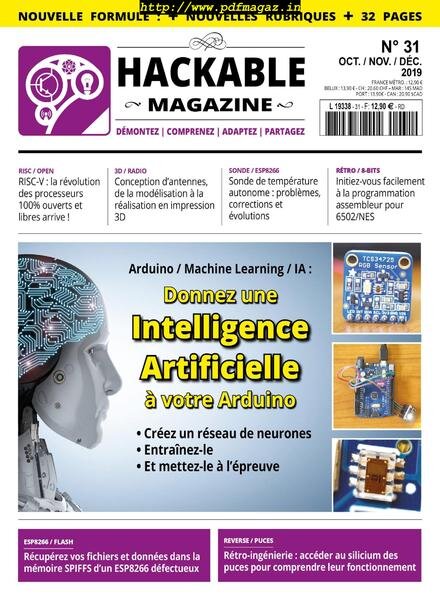 Hackable Magazine – Octobre-Decembre 2019 Cover