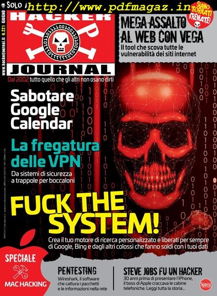 Hacker Journal – Giugno 2018 Cover
