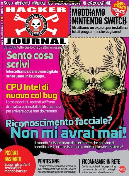 Hacker Journal – ottobre 2019 Cover