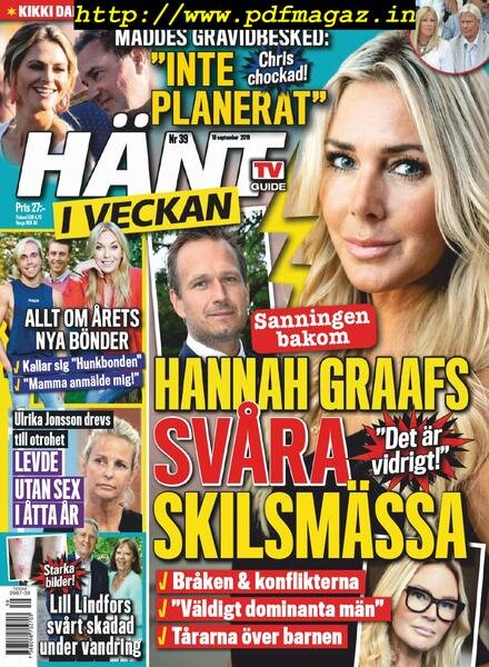 Hant i Veckan – 18 september 2019 Cover