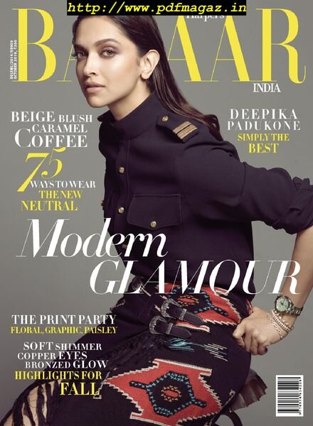 Harper’s Bazaar India – October 2019 Cover
