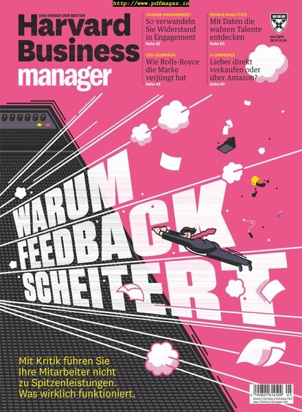 Harvard Business Manager – Mai 2019 Cover