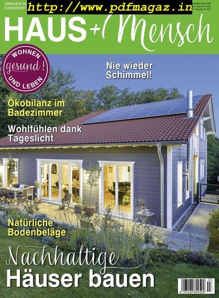 Haus und Mensch – Oktober 2019 Cover