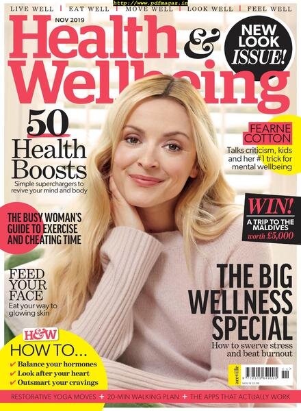 Health & Wellbeing – November 2019 Cover