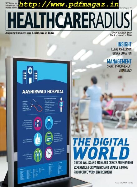 Healthcare Radius – November 2019 Cover