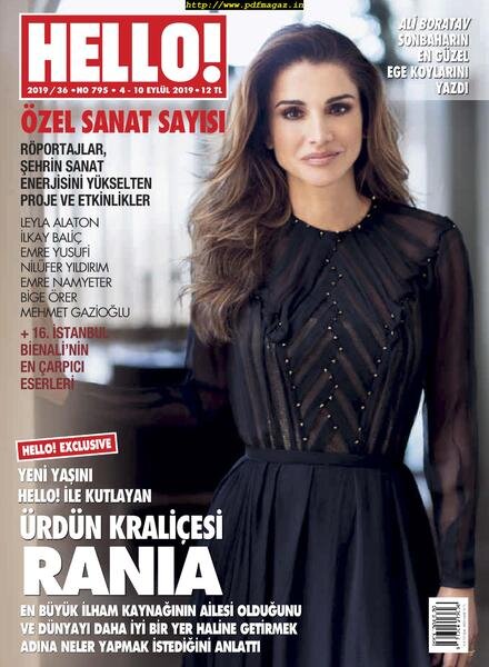 HELLO! – Turkiye – 04 Eylul 2019 Cover