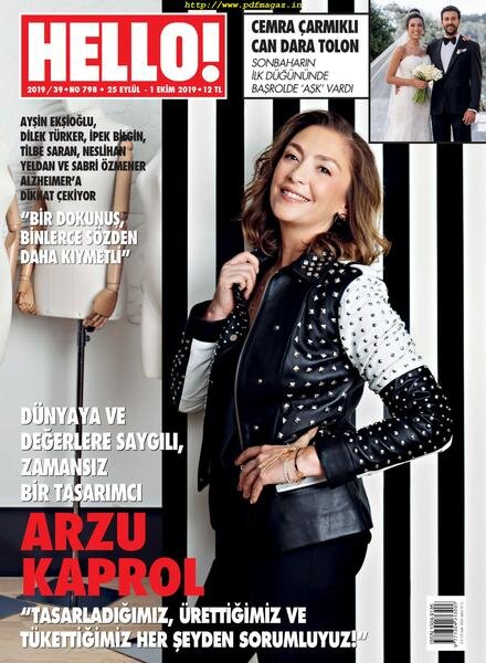 HELLO! Turkiye – 26 Eylul 2019 Cover
