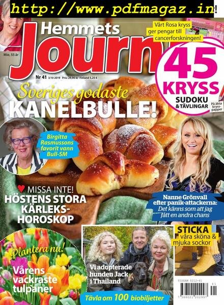 Hemmets Journal – 03 oktober 2019 Cover