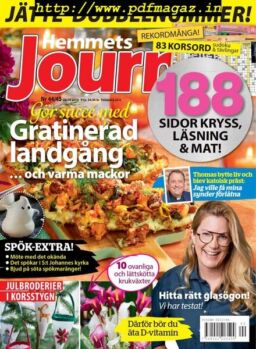Hemmets Journal – 24 oktober 2019