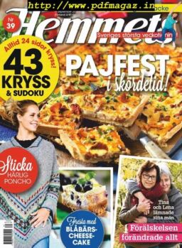 Hemmets Veckotidning – 17 september 2019